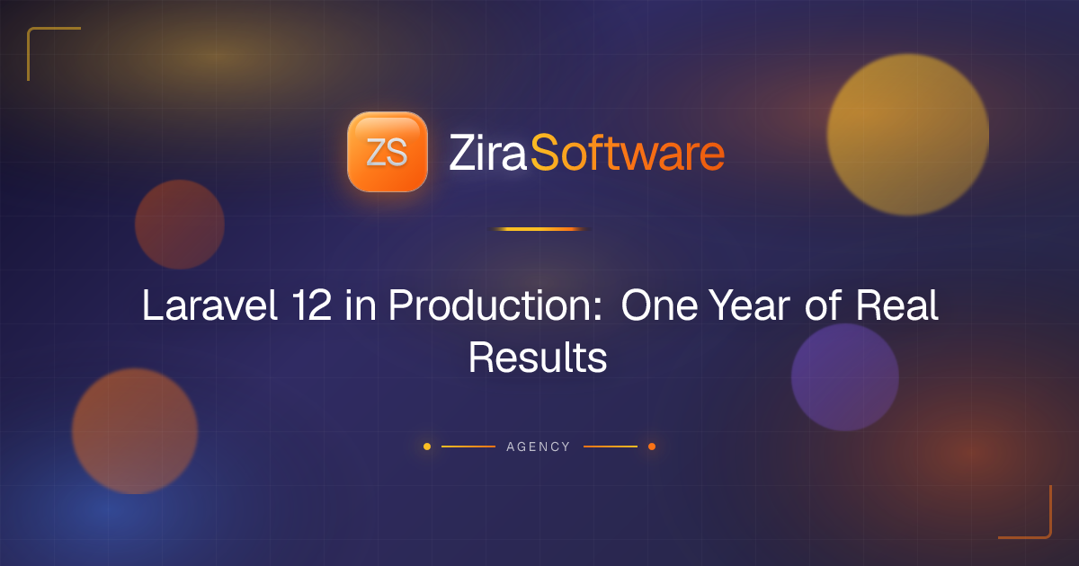Laravel 12 in Production: One Year of Real Results | ZIRA Software Blog ...